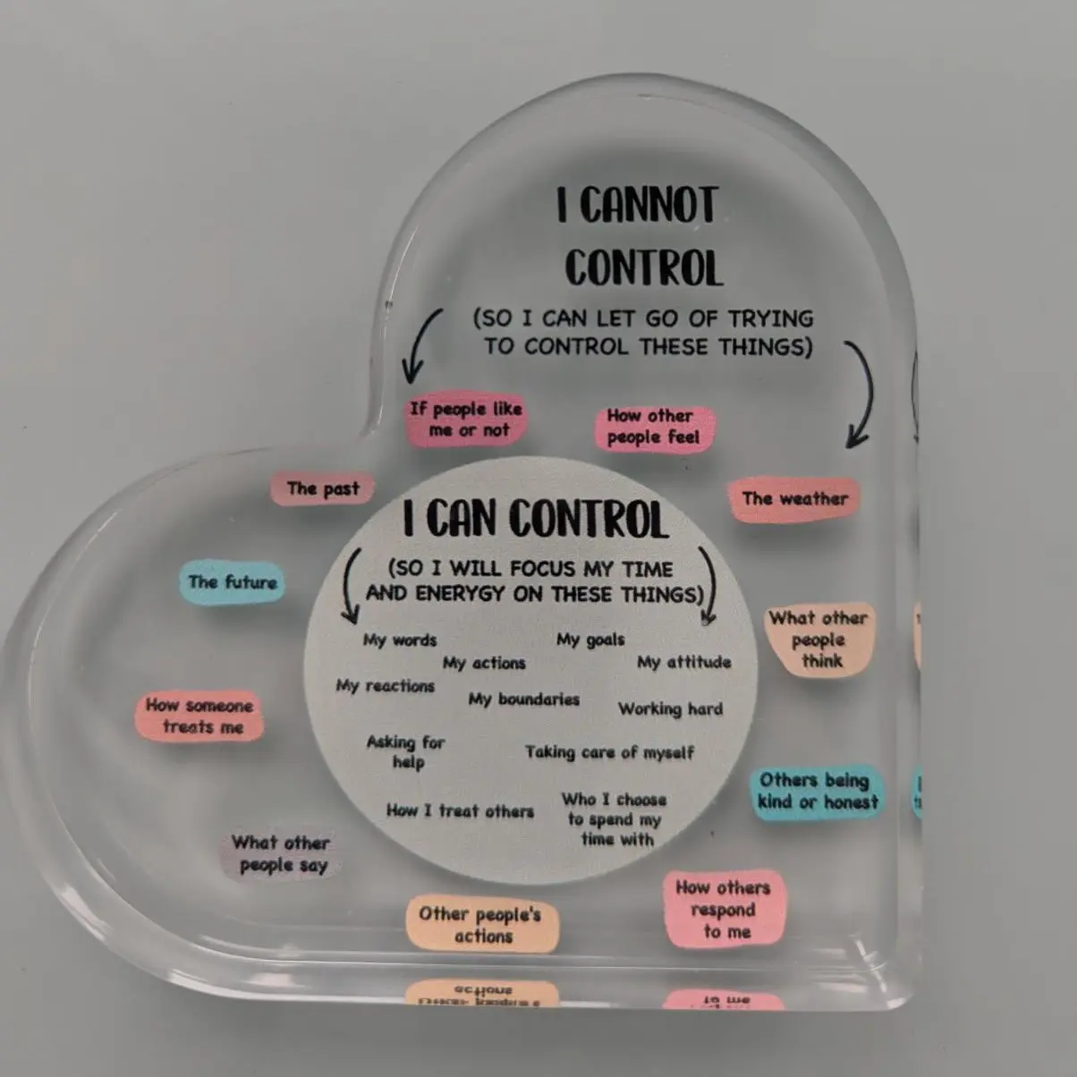 Things you can and can't control